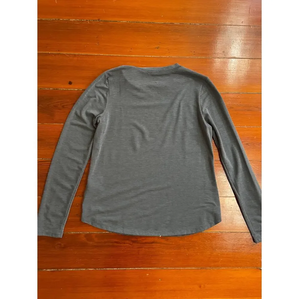 Kuhl Womens Small Gray Long Sleeve Performance Hiking Top Tencel Blend - Picture 5 of 8